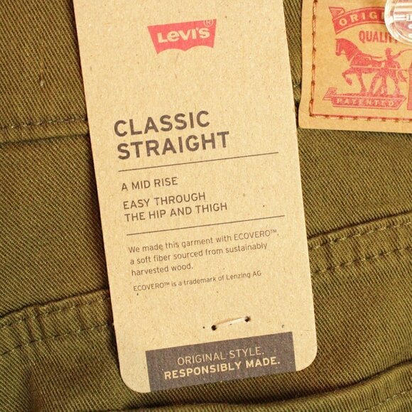 NWT Levi's Red Tab CLASSIC STRAIGHT FIT Straight Mid Rise WOMEN'S JEANS Size 10 - Picture 8 of 12